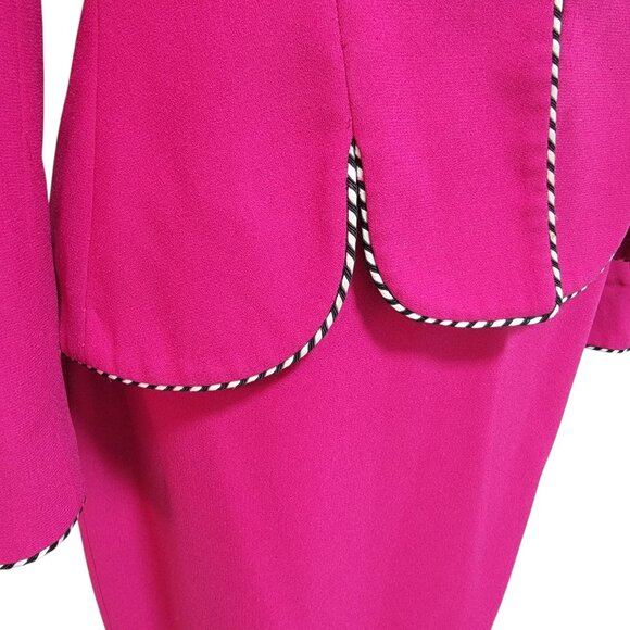 VTG Mary McFadden Skirt Suit Jacket Sz 10 Church Wedding Special Event *READ* - Picture 5 of 16